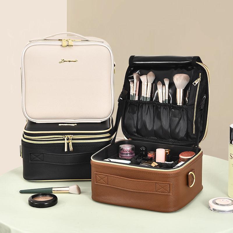 Damen Kosmetiktasche 2025 Neu Hochwertig Große Kapazität Tragbar Make-up Hautpflegeprodukte Aufbewahrung Kosmetiktasche