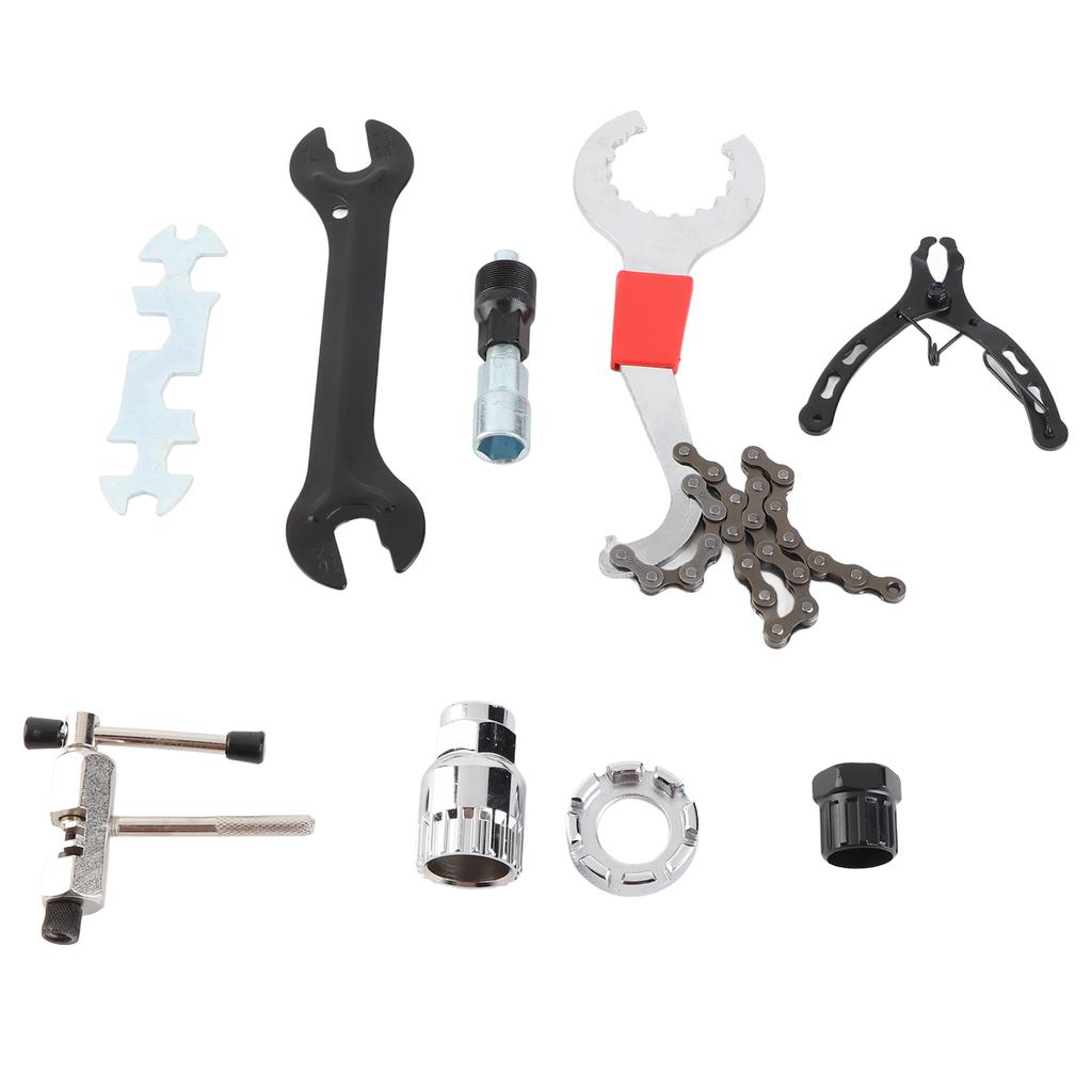 Bike Repair Tool Set Cassette Remover Tool Crank Puller Extractor Bike Chain Breaker Repair Tool