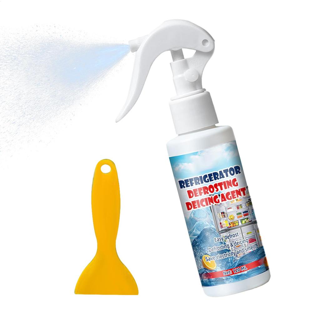 120ml Voedselveilige Ontdooispray voor Vriezer Snelwerkend Koelkast Ontijzeringsmiddel Effectieve Vorstverwijderaar voor Vriezerijsopbouw in Huis