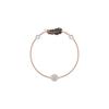 Remix Collection Feather Strand Black Feather Imitation Crystal Bracelet Women Bracelet Rose-Gold 5495340