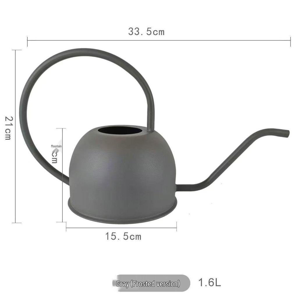 Leide Zhuzhu Wrought Iron Long Spout Watering Can for Flowers and Succulents