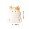Plush Cover Hot Water Bottle Cartoon Water Injection Bag Portable Plush Hand Warmer  Belly Warmer