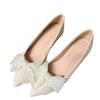 Schleife neue Brautjungfern neuer Frühling flach spitz spät Allround Doudou Einzelschuhe