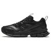Abrasion Resistant Low Top Running Shoes Men's Black 112418805A-1
