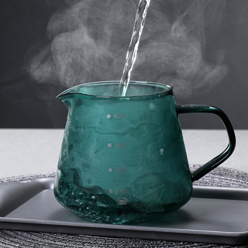 Immersion Dripper Switch Glass Pour Over Coffee Maker V Shape Drip Coffee Dripper and Filters V02