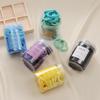 Gradient Multicolor High Elasticity Hair Ties - 50pcs Cute Candy Colors for Women