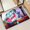 Cartoon W-World Of G-GumballS Door Mat Bath Microfiber Decorative Versatile Flannel Floor Mat Quick Dry Absorbent Non-slip Sole