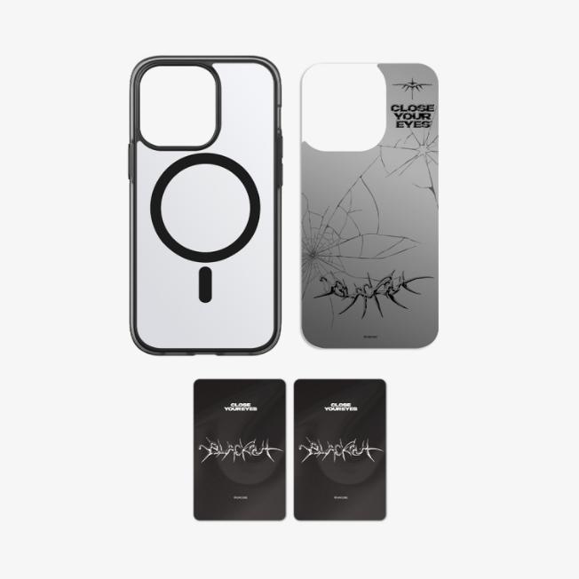 

Предзаказ ЧЕРНЫЙ чехол для телефона MagSafe + набор скинов ЗАКРОЙ ГЛАЗА iPhone 17 Pro Max