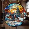 The Nativity of Jesus Scene Acrylic Sun Catcher Wall Hanging Christmas Decorative Sign & Plaque Gift for Family Friend, Novelty Home Decor