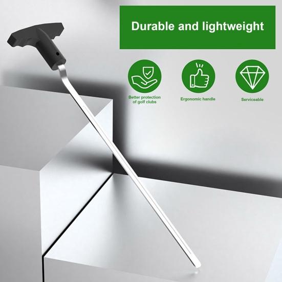 Instrument de îndepărtare a mânerelor pentru crose de golf Dispozitiv de îndepărtare a mânerului cu caneluri în V Dispozitiv de îndepărtare a mânerului cu caneluri în V de 15 inchi Lungime standard Dispozitiv de îndepărtare a mânerelor de balansare Instrument de prindere Accesorii de golf