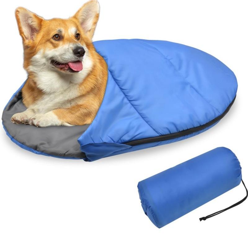 Pet Warm Sleeping Bag Outdoor Beach Camping Portable Mummy Lightweight Waterproof Winter Pet Sleeping Bag