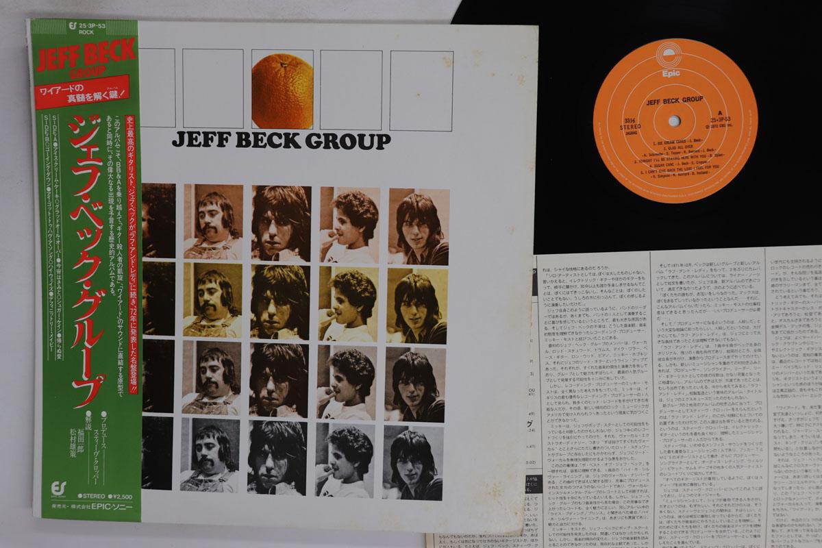LP Record JEFF BECK Jeff Beck Group 253P53 EPIC 1972 Japan Obi Rock Used