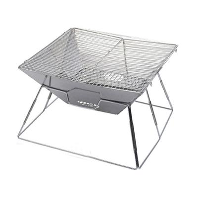 Barbecue Grill Stainless Steel Portable Folding Camping BBQ Charcoal Grill for Home Outdoor Picnic