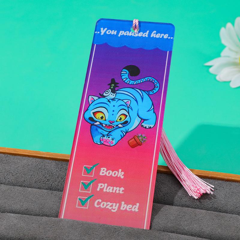 Kpop Dämonenjäger Cartoon Acryl Lesezeichen Anime Niedliche Schreibwaren Schulsachen Seitenmarkierer Für Kpop-Fans & Buchliebhaber