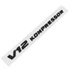 3D ABS V6 V8 V12 COMPRESSOR Car Side Emblem Trunk Badge Sticker For Mercedes Benz W212 W213 W204 W205 W168 W176 CLK GLA G63 G500