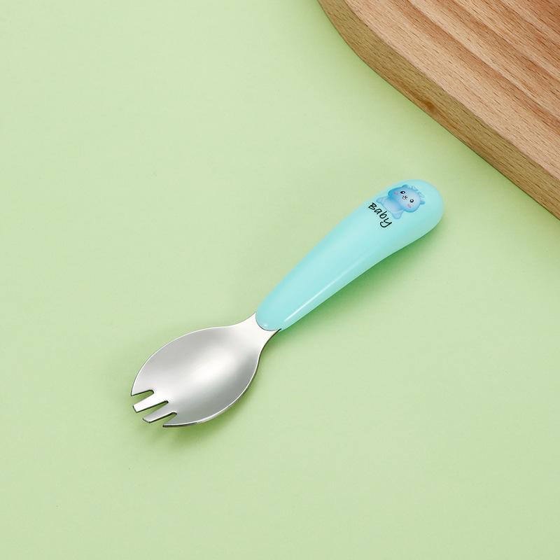 304 Stainless Steel Kids' Fork, Spoon, and Chopsticks Set - For Infant and Toddler Mealtime Training