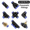 Air Pneumatic Fittings PU PV PY PE PM PZA PK SA 4mm 6mm 8mm 10mm 12mm Plastic Fitting Hose Quick Couplings Pipe Connectors