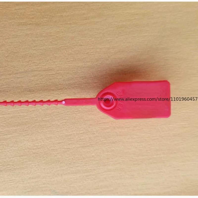 1000PCS Disposable Plastic Sealing Tags Anti-Counterfeit Buckles for Clothes Shoes Boxes and Bags