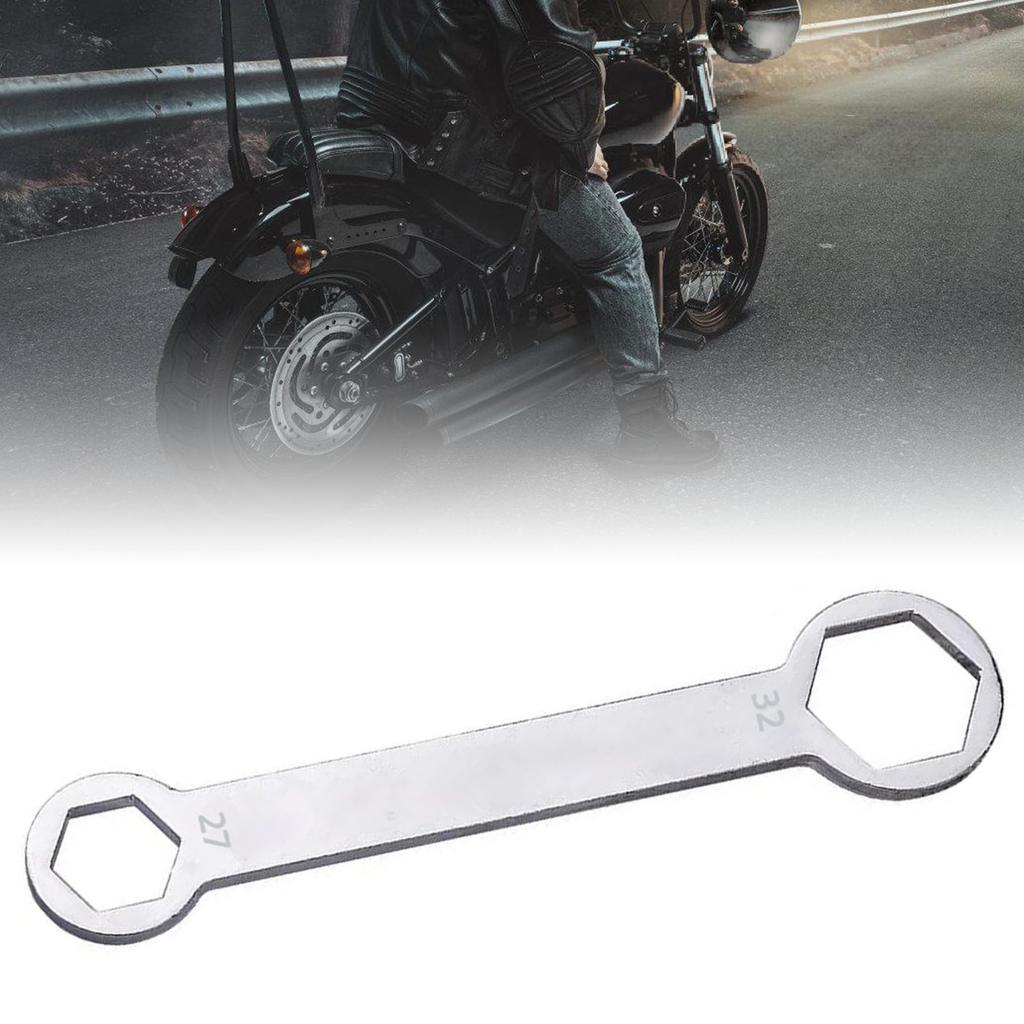 Axle Wrench 27mm 32mm Rear or Front Axle Wrench Hand Tool Universal for Motorcycles Repair Maintenance Professional Tool