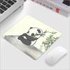Cute Panda Design Mouse Pad PC Gaming Laptops Mousepad Gamer Carpet Keyboard Mat Desk Protector Anime Cartoon Mause Pads 18X22CM