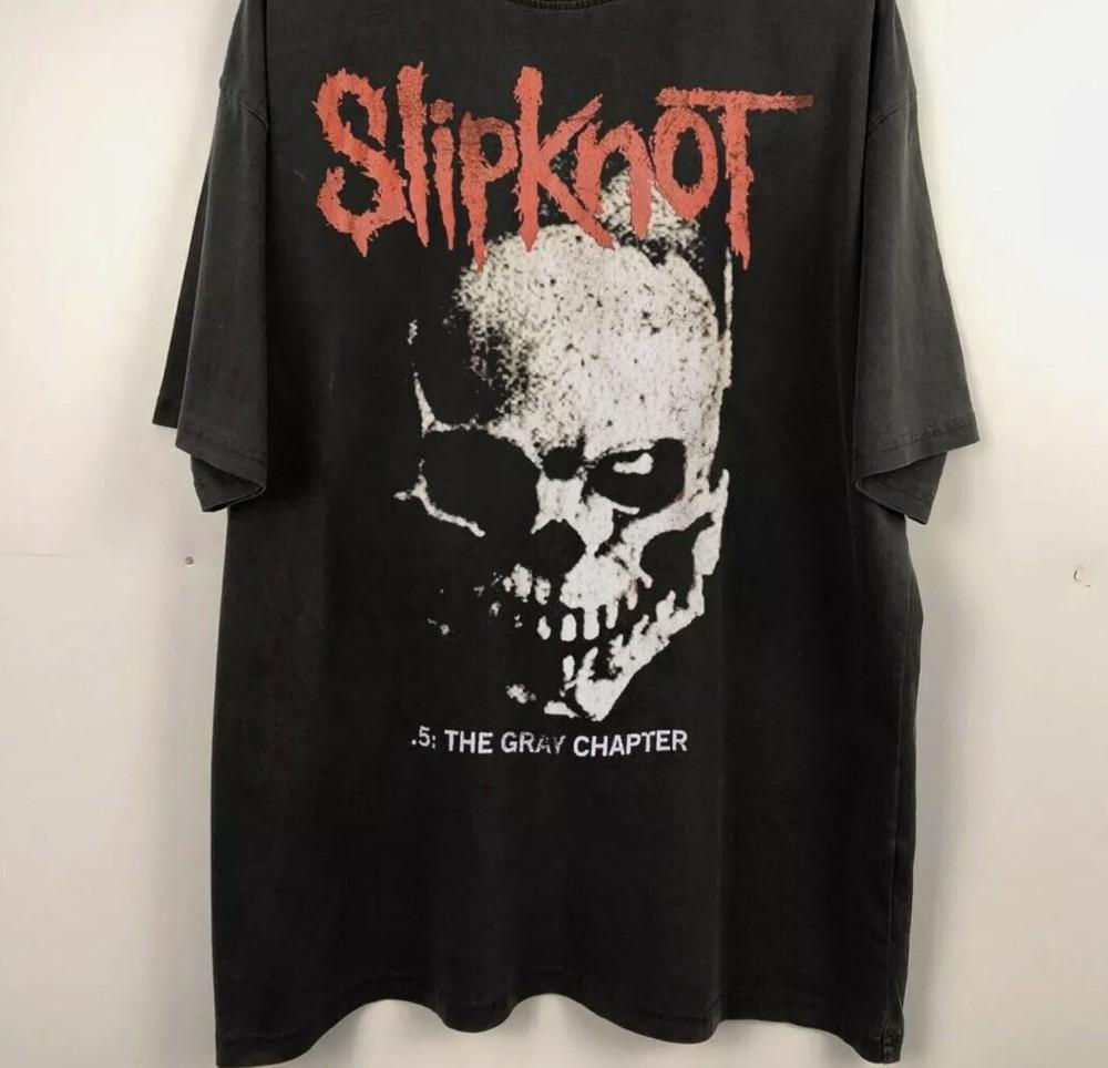 2014 Slipknot Группа - 5 The Gray Chapter Альбом Черная Унисекс Футболка Перепечатка S-5XL Унисекс Футболка S