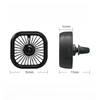 Car Fan USB Car Fan,Electric Cooling Fan Air Vent Mounted Fan Strong 2.5W 3 Speeds & Rotatable