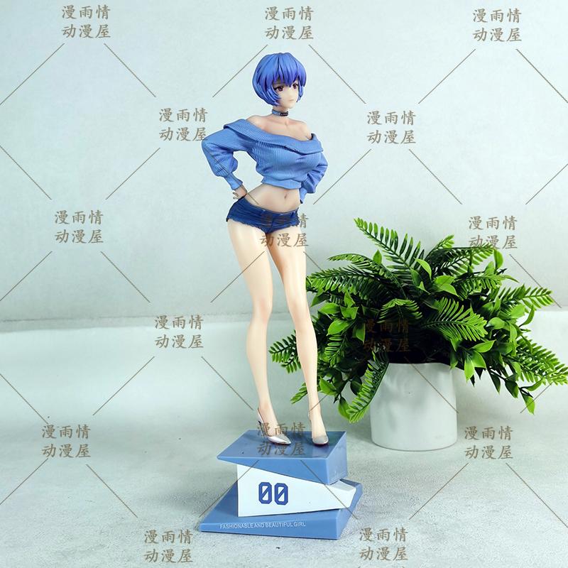 35Cm Ayanami Rei Figure Short Hair Ayanami Rei Figures Pvc Anime Model Statue Doll Desk Decoration Toys Friends Birthday Gifts