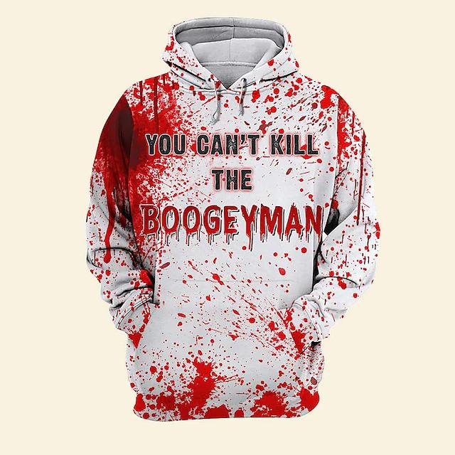 

Men and women hoodies new 3D blood printing pattern hooded sweatshirt fashionable hoodies streetwear 3XL