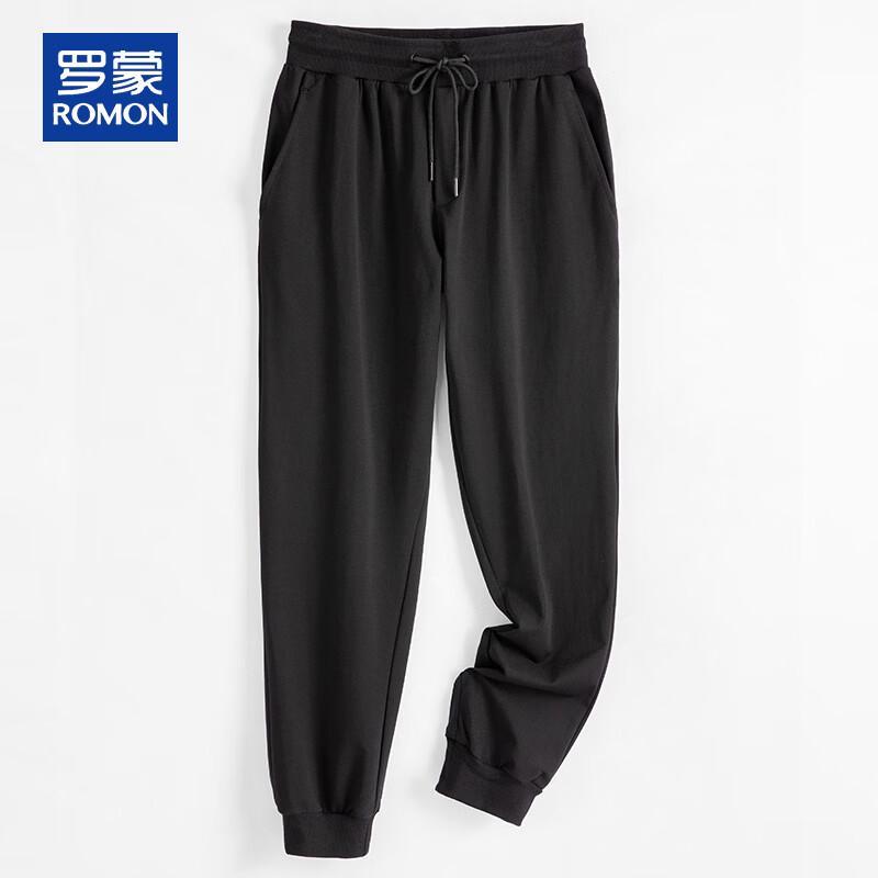 ROMON Men s Cotton Blend Casual Straight-Leg Pants L