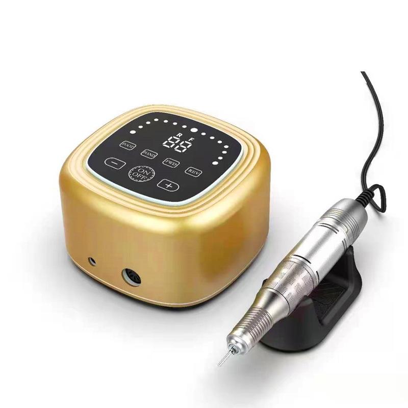 Vysoce výkonná 75W vrtačka na nehty 35000 ot./min Manikúra Frézka Pedikúra Elektrický pilník na nehty Profesionální nástroj na zdobení nehtů