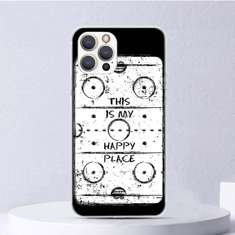 Ice Hockey Rink Sport Soft Case For iPhone 16 17 Air 16E 15 Plus 11 12 13 Mini 14 Pro Max Phone Cover Apple 7 8 SE Coque Funda 1