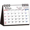 Nagaoka Shoten 2027 Simple Desktop Calendar T3 A6 Landscape Japanese Minimalist Table Calendar for Home and Office