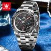 OLEVS TY714 New Exclusive Fashion Quartz Watch For Men 42mm Number Big Dial Stainless Steel Man's Watches Chronograph Hand Clock