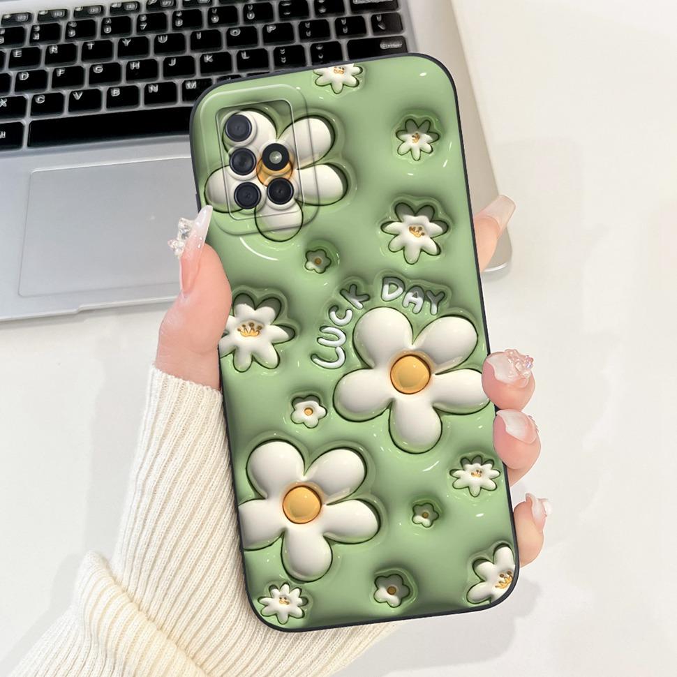 For Samsung Galaxy A71 Case Cute Panda Ultra Slim Soft TPU Back Cover Case For Samsung A71 A715F 4G Full Cellphone Phone Case