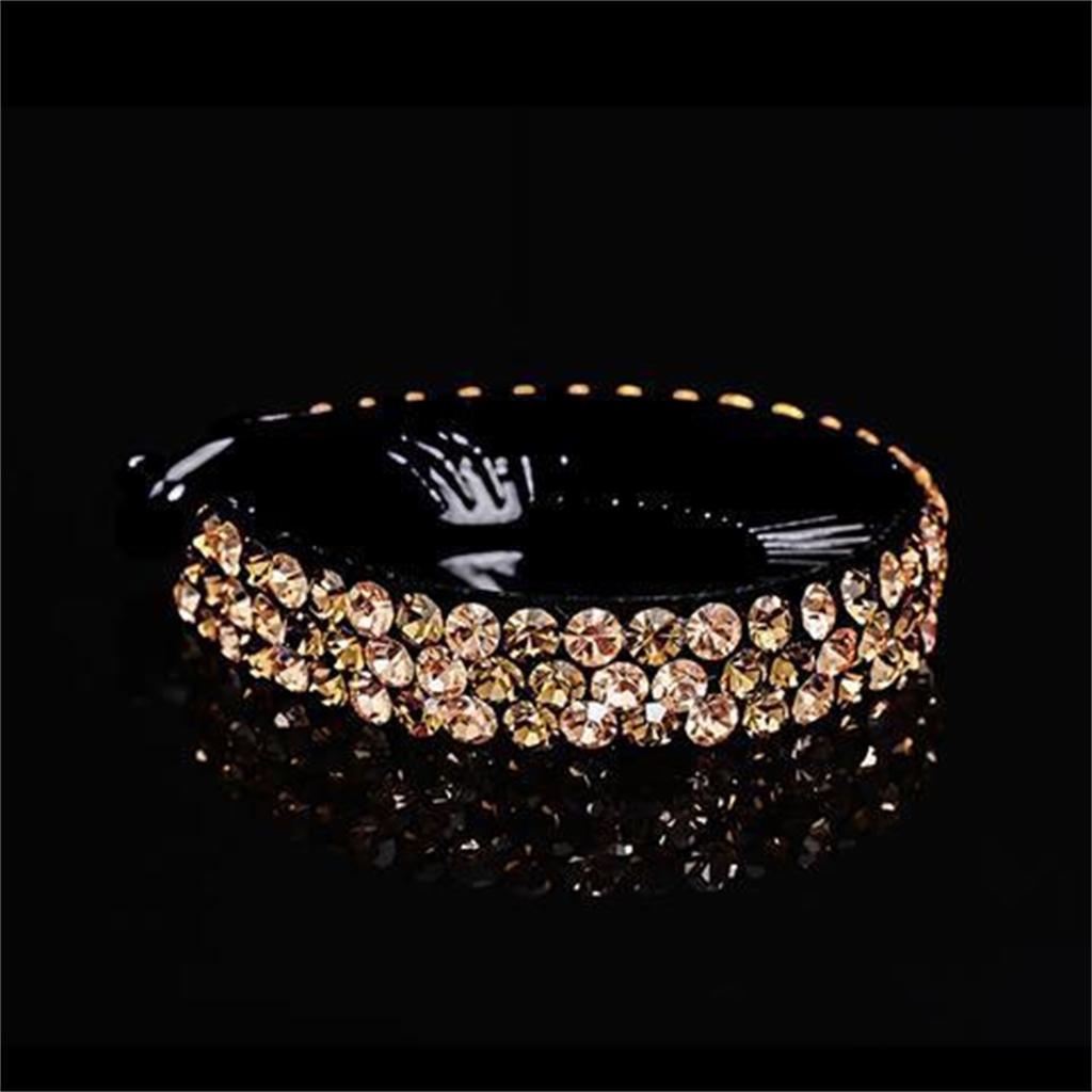 Exquisite Rhinestone Hair Clip, Full Rhinestone Vertical Ponytail Clip, Banana Clip For Adults.