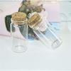 50ml clear glass bottles with cork stoppers, size 37 x 70mm, suitable for sauce tanks, pendant bottles, decorative bottles - 4 pieces