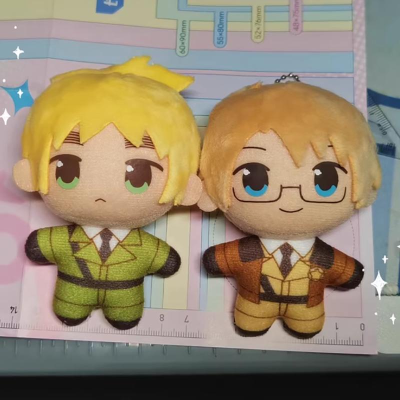 10cm Achsenmächte Welten Sterne Plüschtier Schlüsselanhänger Hetalia Plüschtier Arthur Kirkland Alfred Jones Plüschtier Anhänger Wang Yao Geschenk