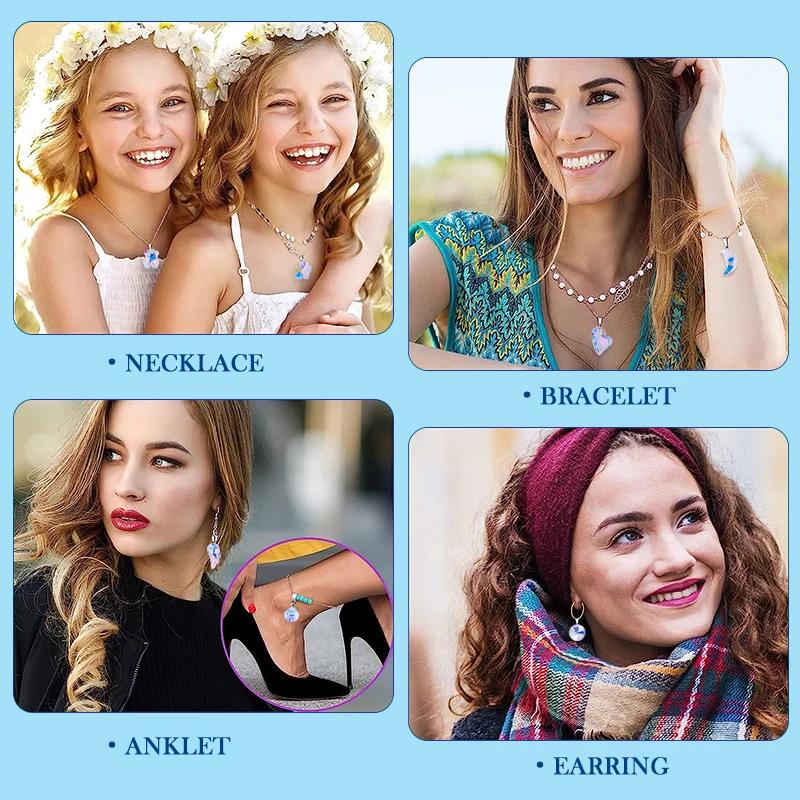 AB Color Crystal Pendants Shiny Charms Loose Beads for Necklace Bracelet Earring DIY Crafting Jewelry Accessory Making Supplies