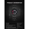 Personality Cool Male Menyuri Watch Stereo Wheel Rotation Dial Casual Waterproof Network With