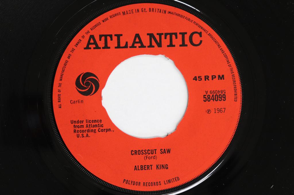 7inch Record ALBERT KING - Crosscut Saw 584099 Atlantic 1967 UK Soul/Funk Used