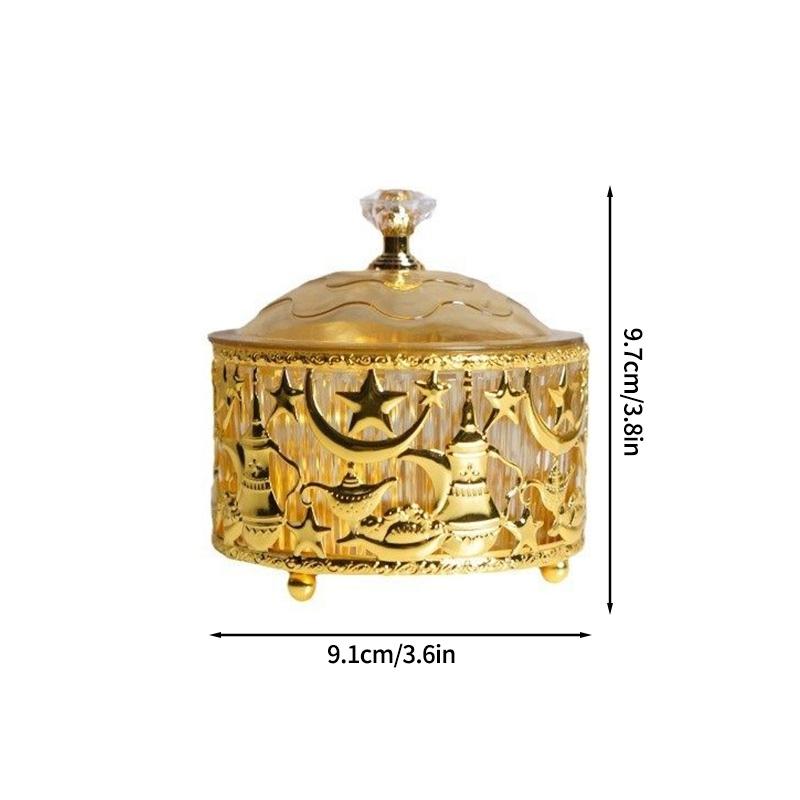 Eid Mubarak Candy Holder Ramadan Candy Tray Holder Muslim Party Supplies Ramadan Eid Candy Box Islamic Decoration