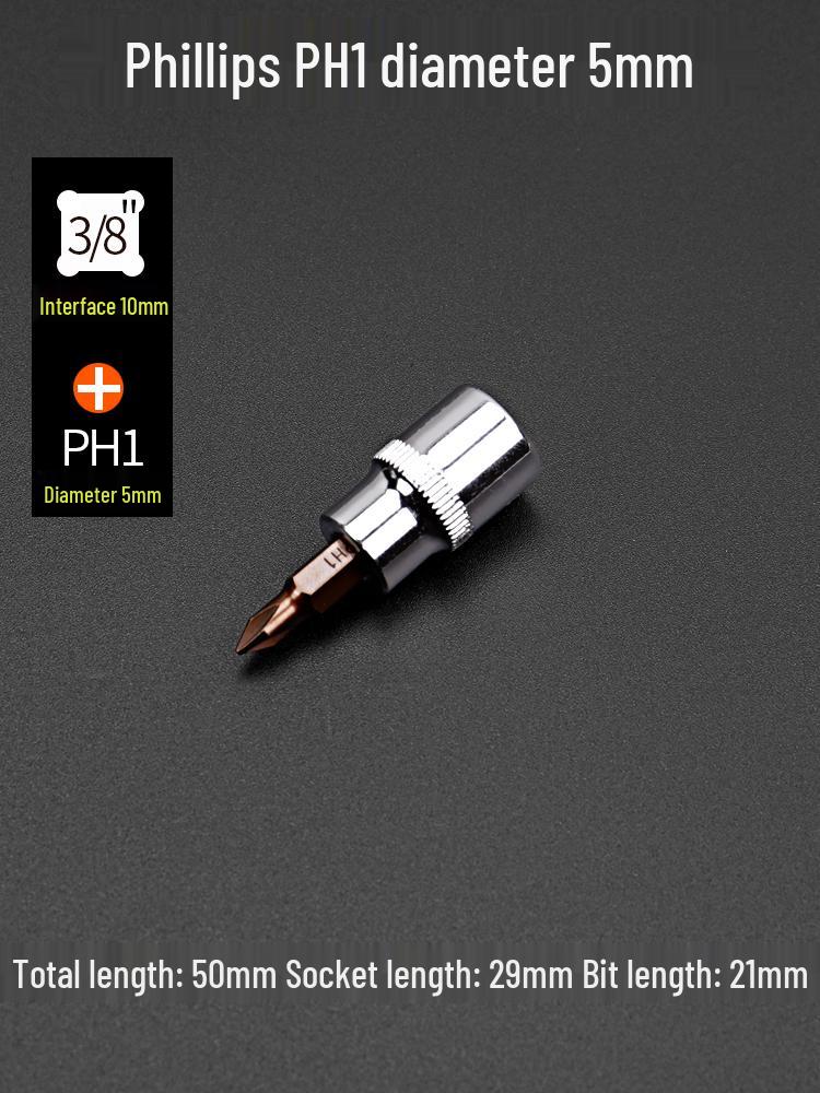 Flower Pattern Torx T30 T40 Slotted Phillips Screwdriver Bit Set with Press-Fit Heads