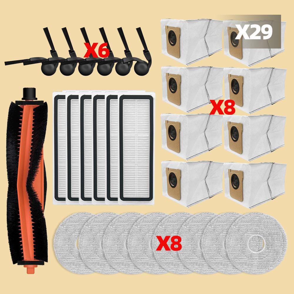 Fit For Xiaomi Robot Vacuum Mop 5C / OV42CN Vacuum Main Side Brushes Filters Mop Cloths Pads Dust Bag Accessories Replacement