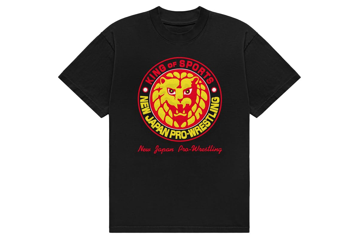 

New Japan Pro-Wrestling Lion Mark Foam Print T-Shirt M 7125104858
