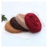 Autumn And Winter Woolen Bud Hat British Retro Painter Hat Elegant And Noble Mesh Beret Women'S Tide