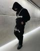 2024 Y2K Gothic Punk Rock Hoodie & Sweatshirt Set Streetwear