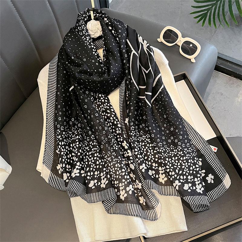 Luxury Brand Scarf Love Cotton Shawl Lady Wrap Large Pashmina Hijab Headband Scarves Islamic Turban Bufanda Foulard Stoles