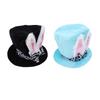 Bunny Ear Top Hat Costume Easter Hat Photography Prop for Tea Party Cosplay Bunny Themed Event