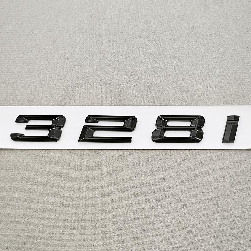 3D ABS Černé Logo Písmen Značka na Kufr 320i 325i 330i Nálepka Znak pro BMW Řady 3 320i 325i 330i 318i Označení Zadní Části