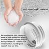 Mobile air conditioner exhaust hose dual-size connector compatible with 5-inch and 6-inch hoses male and female threads gray